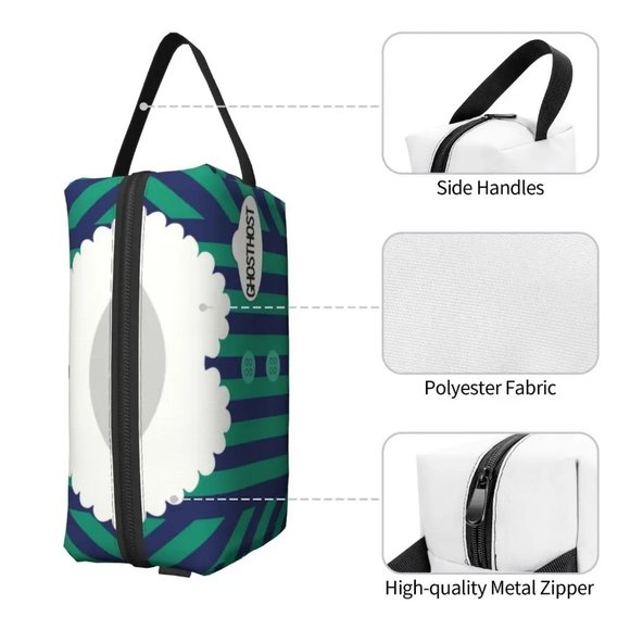 NEW Haunted Mansion Ghost Host Maid's Uniform Travel Bag LARGE for Toiletries - Picture 4 of 6